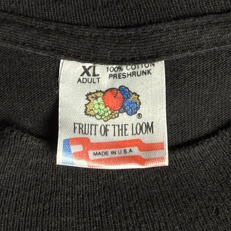 "GUN SHOT SMILE" FRUIT OF THE LOOM X-LARGE 1396
