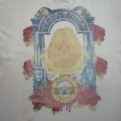 GUNS N ROSES "91 US TOUR" HANES X-LARGE 3497