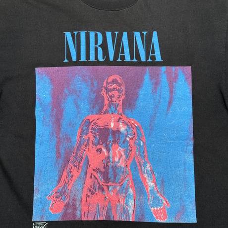 NIRVANA "SLIVER BACKSTAGE PASS" HANES X-LARGE 2990