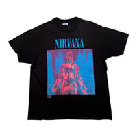 NIRVANA "SLIVER BACKSTAGE PASS" HANES X-LARGE 2990