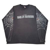 HARLEY DAVIDSON "SPIDER,SUPER STITION" LS HARLEY TAG FITS LIKE XX-LARGE 4153