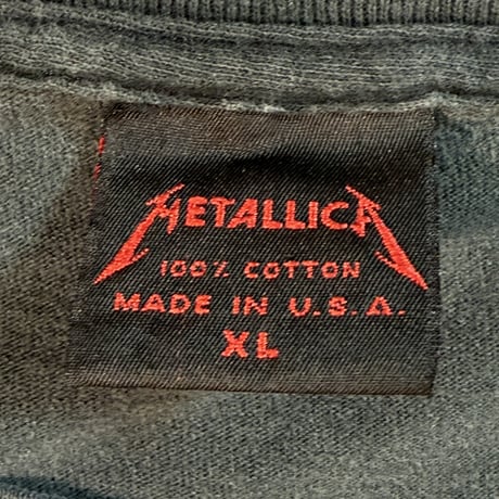 METALLICA "WHEREVER I MAY ROAM" METALLICA TAG X-LARGE 3980