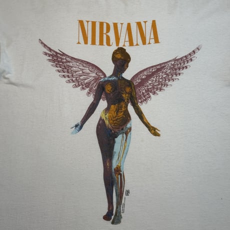 NIRVANA "IN UTERO BACKSTAGE PASS" HANES X-LARGE 2778