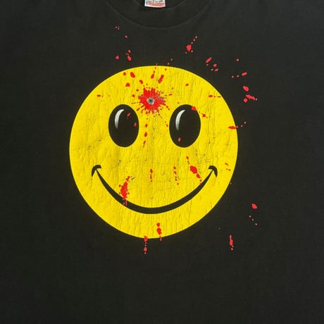 "GUN SHOT SMILE" FRUIT OF THE LOOM X-LARGE 1396