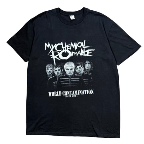 MY CHEMICAL ROMANCE "WORLD CONTAMINATION TOUR 201" FITS LIKE X-LARGE 1690