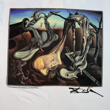 SALVADOR DALI "DADDY LONGLEGS OF THE EVENING-HOPE!" DEAD STOCK JERZEES LARGE 3332