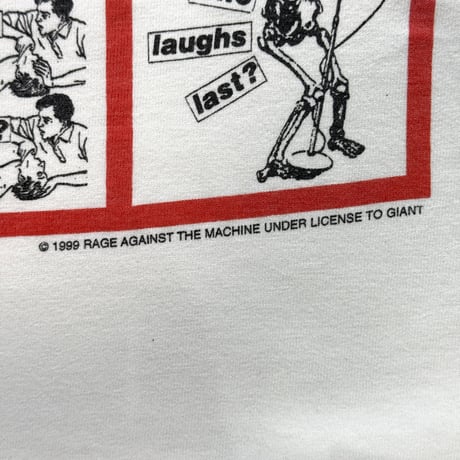 RAGE AGAINST THE MACHINE "BARBARA KRUGER" GIANT FITS LIKE X-LARGE 1426