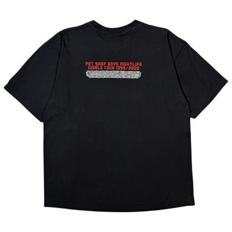 PET SHOP BOYS "WORLD TOUR 1999/2000" REDWOOD X-LARGE 1450