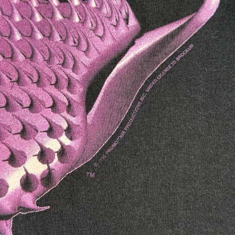 THE ROLLING STONES "PURPLE SPIKE TONGUE" LS  SCREENSTARS X-LARGE 3395