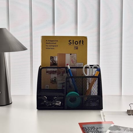 stationery-03058　Steel Mesh Desk Organizer