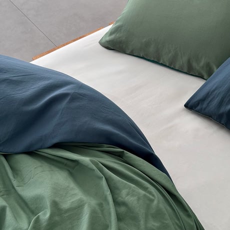 beddingsets-03170　green×blue Reversible Bedding Sets