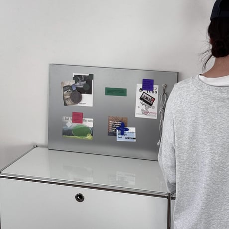 board-03016　Unframed Stainless Steel Magnet Board 50×40cm
