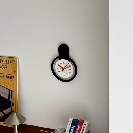 clock-03126　Black Frame Wall Clock Silent