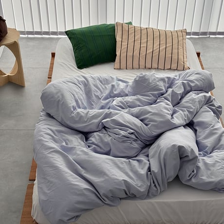 beddingsets-03184　Light Blue×Beige Stripe×Green Stripe Bedding Sets