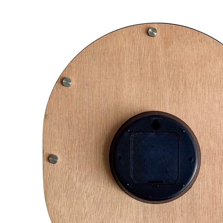 clock-03124　Frame Loop Blue Wall Clock Silent