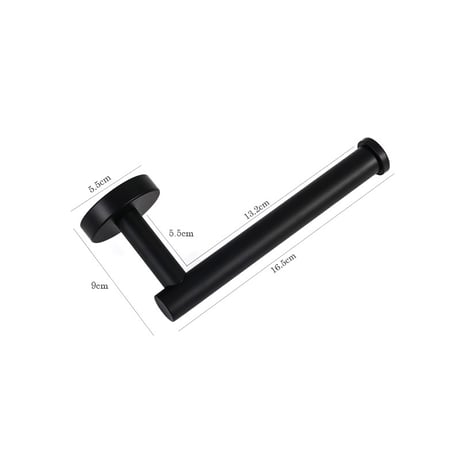 sanitary-03011　Toilet Paper Holder Stainless Steel Matte Black