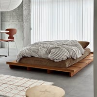 beddingsets-03213　Warm Thick Fiber Brushed Stripe Bedding Set (White/Brown)