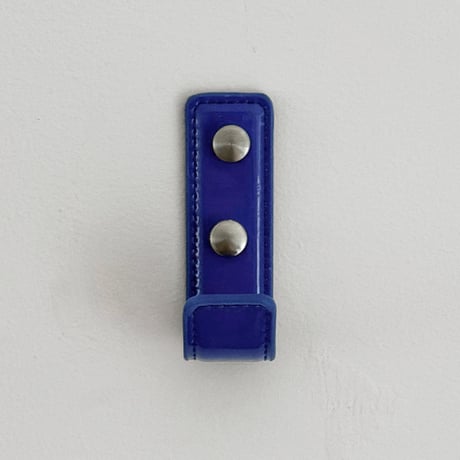 wall-03148　Vegan Patent Leather Straight Line Wall Hook