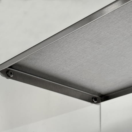 rack-03126　Stainless×Clear Plate Display Rack