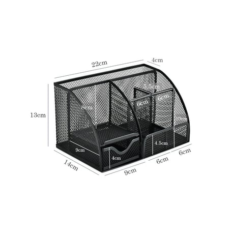 stationery-03058　Steel Mesh Desk Organizer