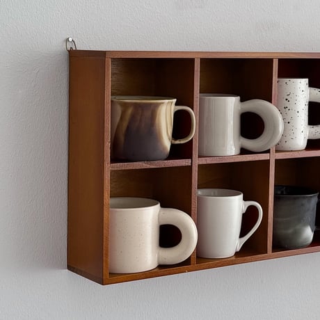 wallrack-03059　Natural Wood Wall Shelf 52×28cm
