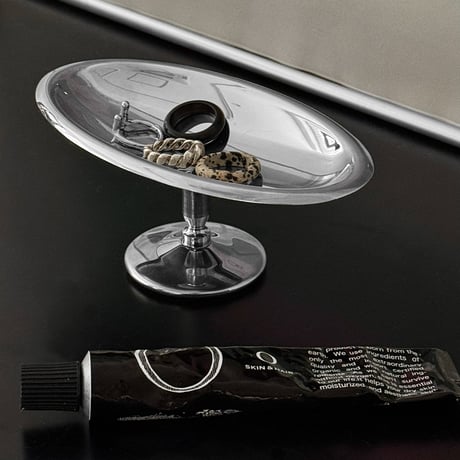 compote-03015　Stainless Oval Compote Dish