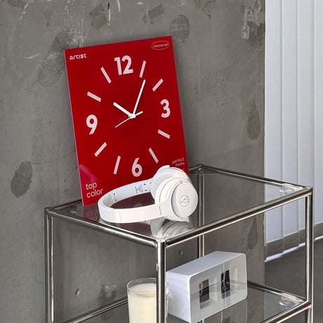 clock-03127　Graphic Color Acrylic Panel Wall Clock Silent