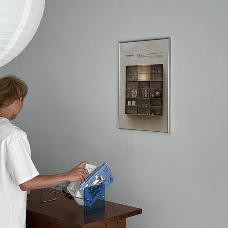poster-03196　The Language of Objects Silver Frame Art Poster 70×50