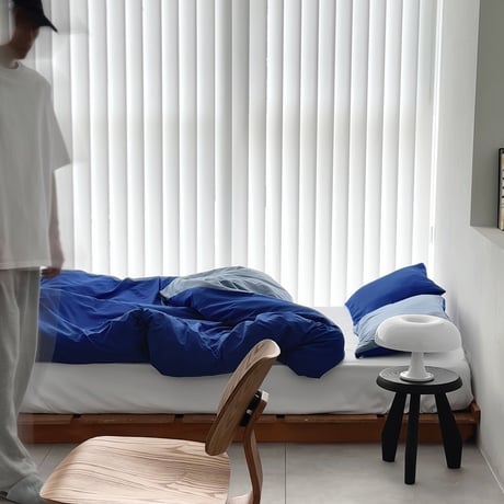 beddingsets-03180　blue×light blue Reversible Bedding Sets