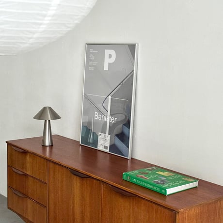 poster-03207　Banister Silver Frame Art Poster 70×50