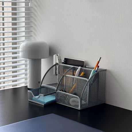 stationery-03058　Steel Mesh Desk Organizer