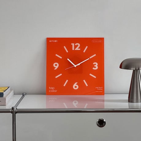 clock-03127　Graphic Color Acrylic Panel Wall Clock Silent
