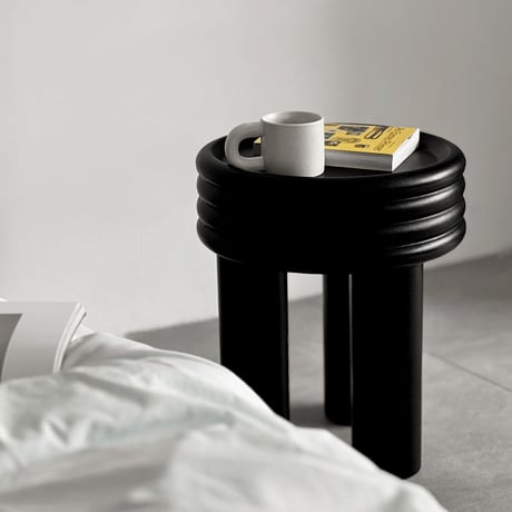 table-03241　Stacked Ring Round Side Table