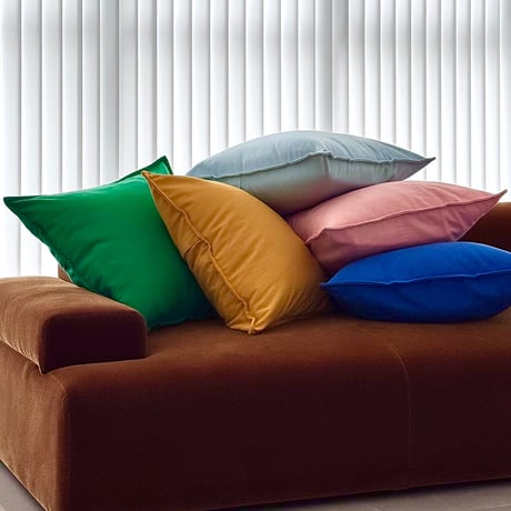 cu-03147　Cotton Canvas Plain Color Cushion Cover 45×45cm / 50×50cm