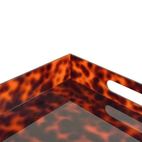 tray-03154　Leopard Print Acrylic Multi Tray