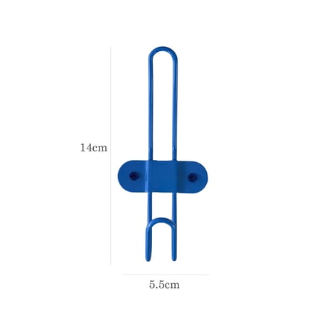 wall-03130　Wire Double Wall Hooks (Set of 3 in the Same Color)