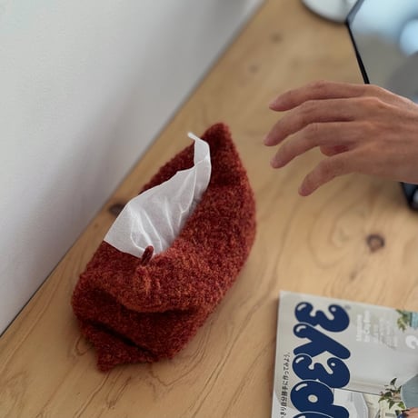 tissuebox-03100　Boucle Soft Tissue Case