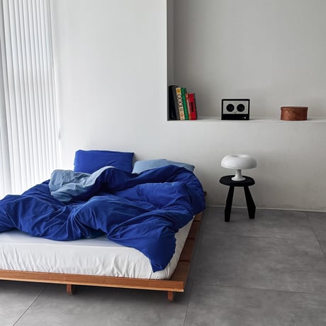 beddingsets-03180　blue×light blue Reversible Bedding Sets