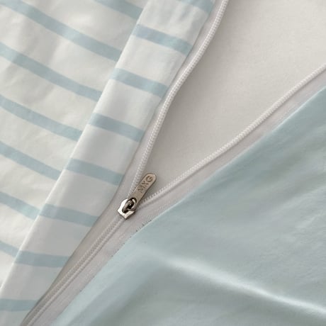 beddingsets-03176　Blue stripe×Red Stripe Reversible Duvet Cover Set Duvet Cover Set