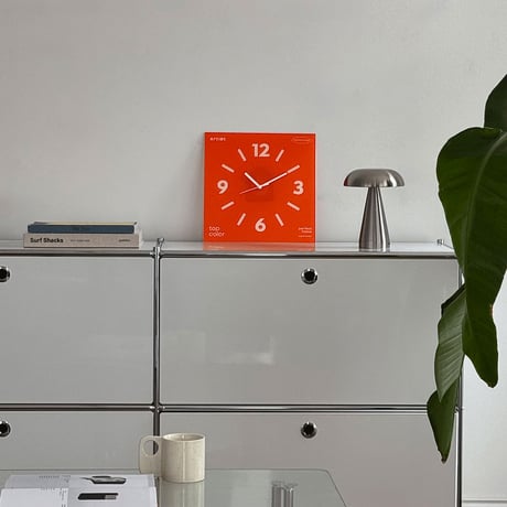 clock-03127　Graphic Color Acrylic Panel Wall Clock Silent