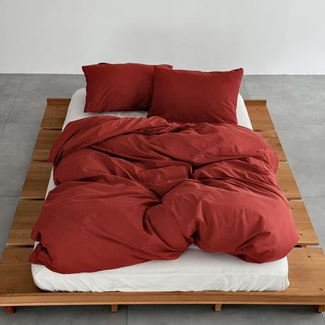 beddingsets-03181　red×white Bedding Sets