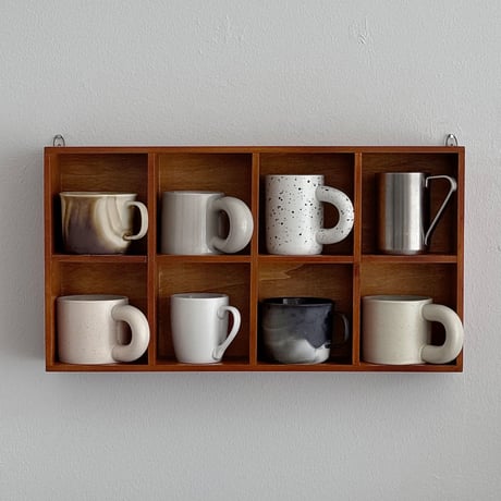 wallrack-03059　Natural Wood Wall Shelf 52×28cm