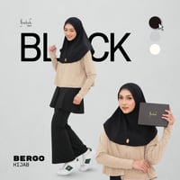 Bergo Hijab - Black