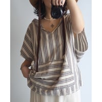 00's stripe baja hoodie pullover