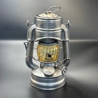 （非耐熱）メモリーランタン用琉球ガラスグローブ アンバー縞模様