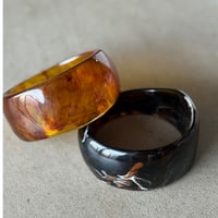 marble resin bangle
