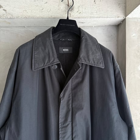 90's HUGO BOSS Archive Oversized Black Long Coat