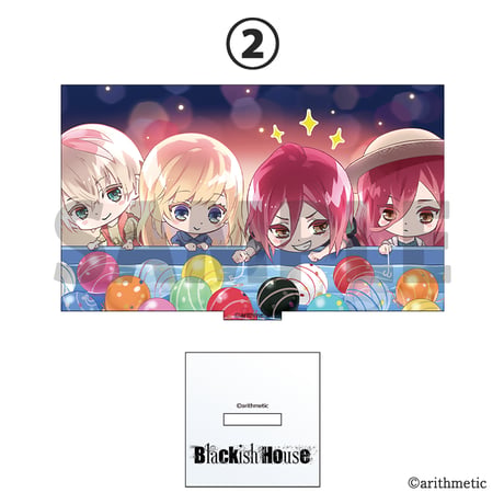 Blackish House カード型スチルアクリルスタンド ミニキャラver.