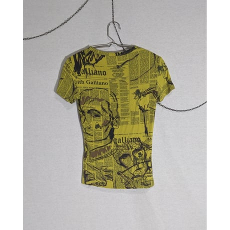 【John Galiano】painted newspaper T