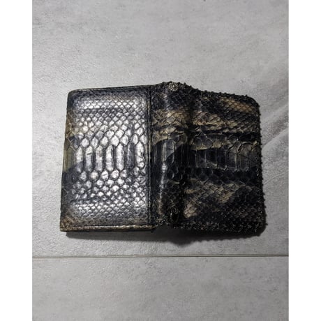 【Obelisk】2000s python chain bifold wallet